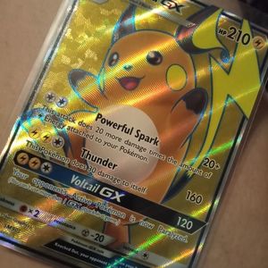 Pokemon Raichu halo full art card